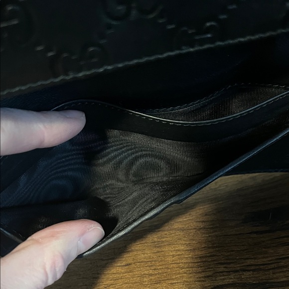 GUCCI Black Guccissima Leather Long Wallet - Picture 13 of 14
